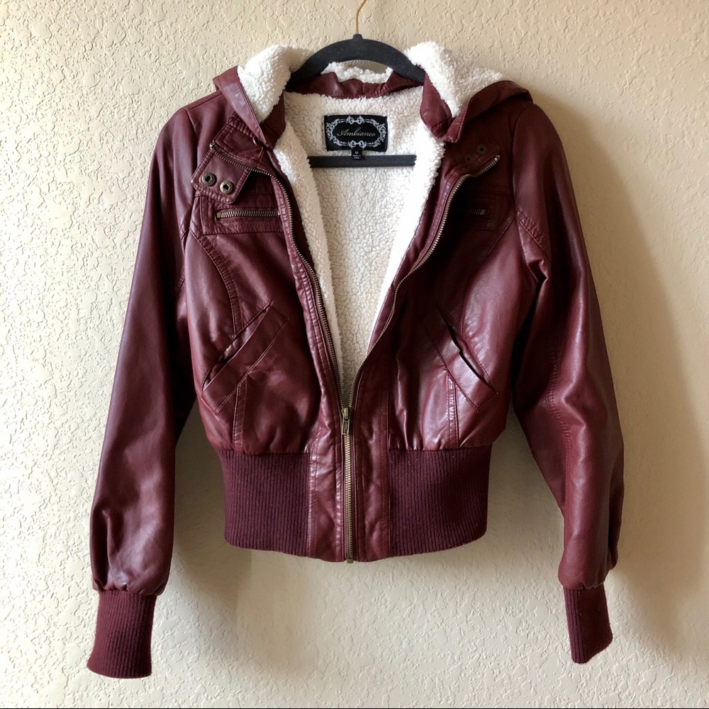 Ambiance Faux Hoodie Jacket